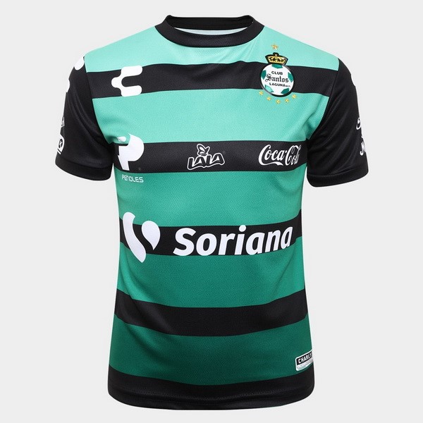 Camiseta Santos Laguna Replica Segunda Ropa 2018/19 Negro